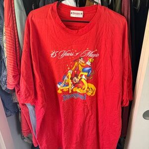 2000 Disneyland Shirt 45 Years of Magic Mickey Donald Goofy Pluto No Size